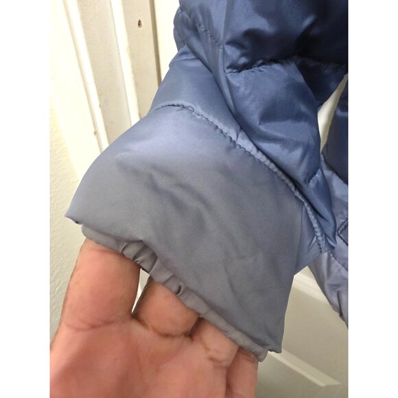 Abercrombie Kids Blue Gradient Puffer Jacket With Hood Size 7/8 - Picture 12 of 12